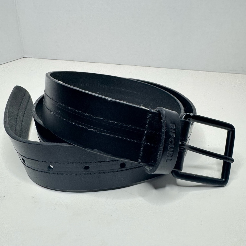 Rip Curl Black Leather Belt